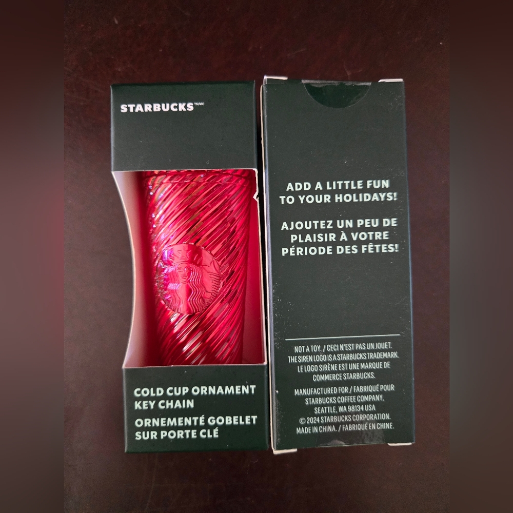 Starbucks Holiday Ornament keychain